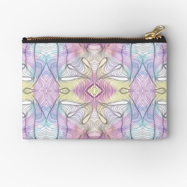 Flower Vortex Zipper Pouch