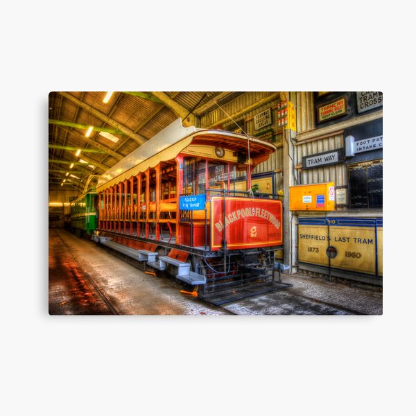 Tram No. 2 Blackpool & Fleetwood Canvas Print
