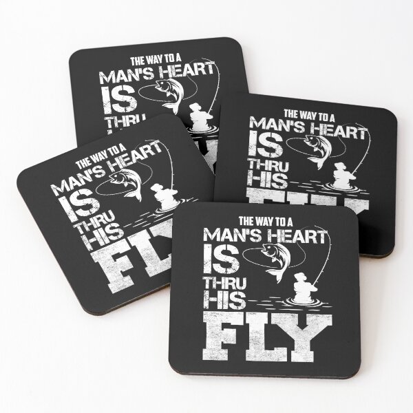 Item preview, Funny Fishing Design The Way To A Man's Heart Is Thru His Fly designed and sold by tshirtexpressiv.