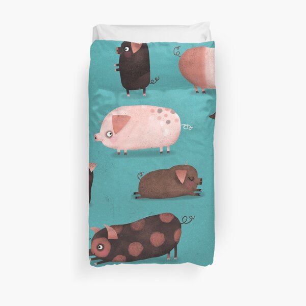 NATIONAL PIG DAY Duvet Cover