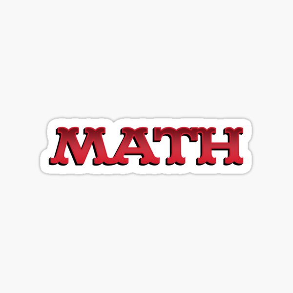 Math Teacher Comics Vintage Retro Sticker