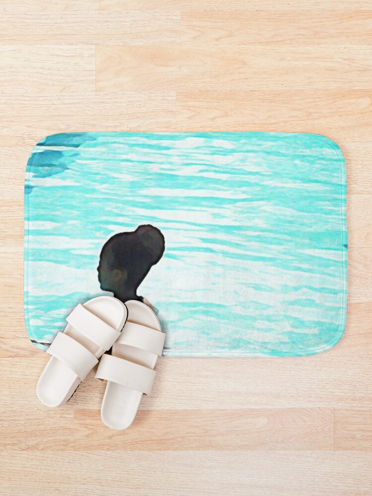 Thumbnail 1 of 6, Bath Mat, Deep End No. 2 designed and sold by rootcompass.