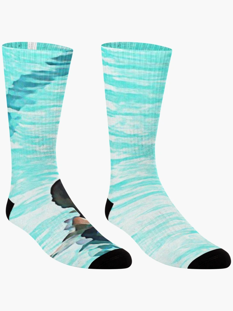 Thumbnail 3 of 5, Socks, Deep End No. 2 designed and sold by rootcompass.