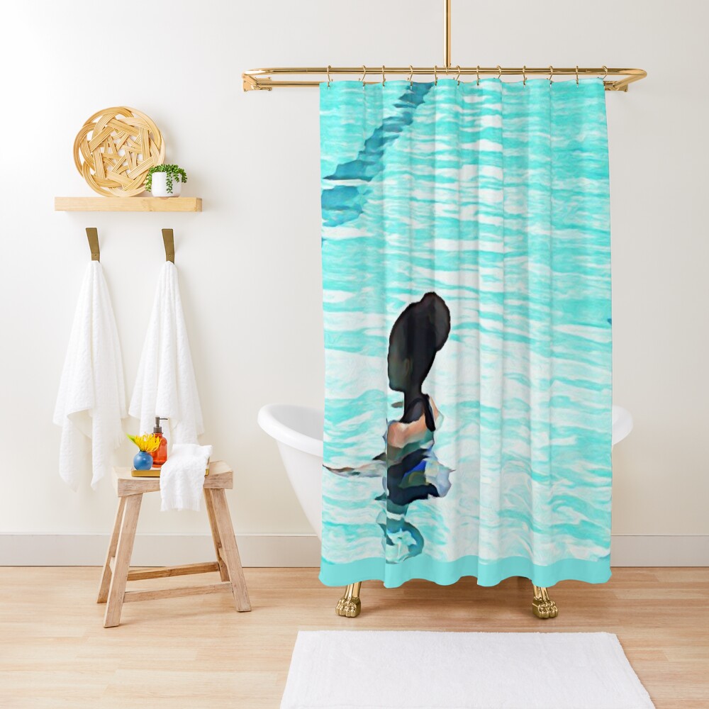 Item preview, Shower Curtain designed and sold by rootcompass.