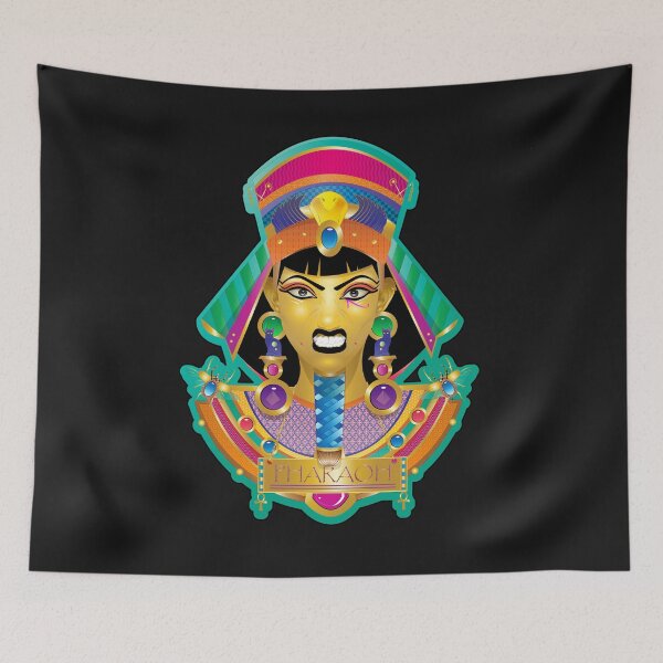 Item preview, Nefertiti Pharaoh Baring Teeth designed and sold by WorldofWendy.