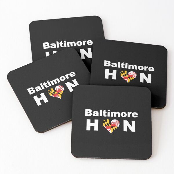 Item preview, Baltimore Hon Maryland Flag Heart I Love Baltimore designed and sold by Draculaura2009.
