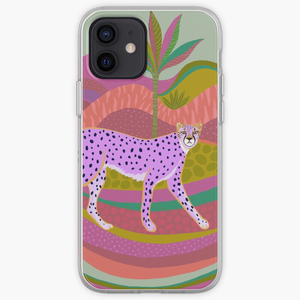 "Pink Cheetah" iPhone Case & Cover by jbroxon Redbubble