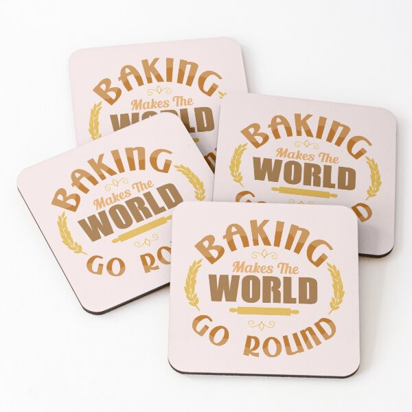Item preview, Baking Makes The World Go Round designed and sold by WittyMakings.