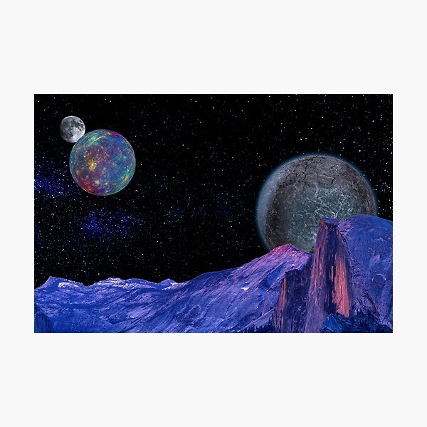 Item preview, Planets above Yosemite designed and sold by Aria Winchester Designs.