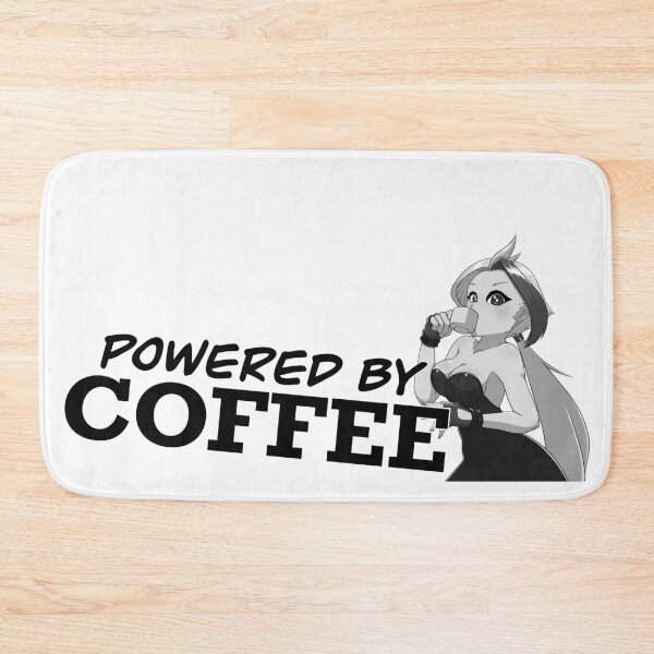 Item preview, Powered by Coffee sticker designed and sold by MartinUve.