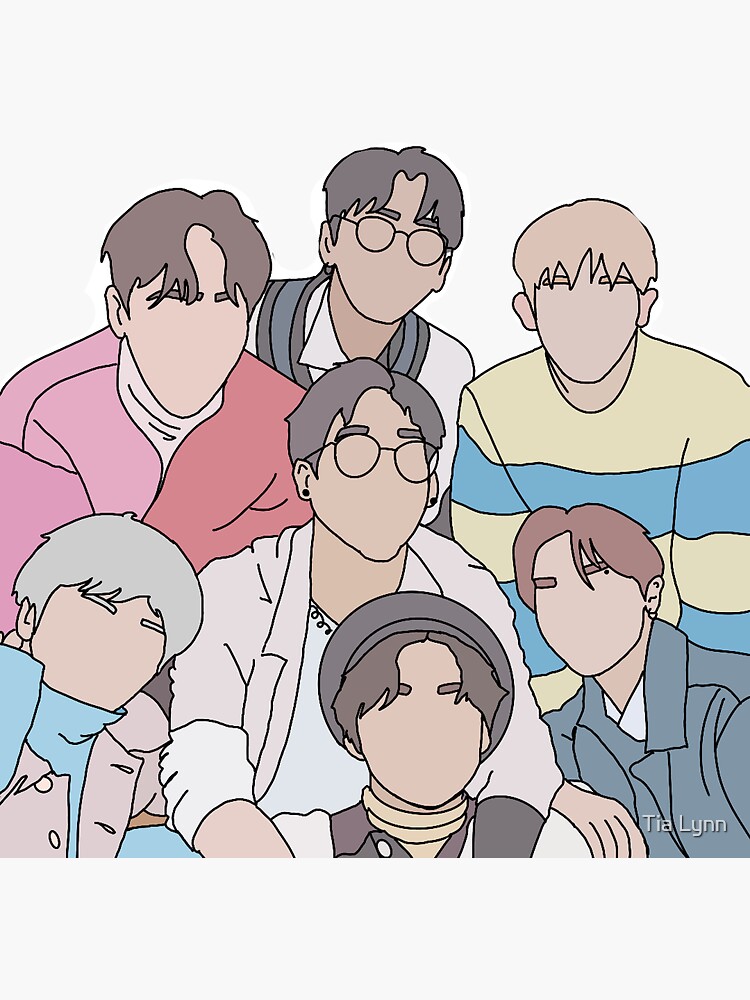 minimal monsta x 0t7 sticker by ttkerz17 redbubble