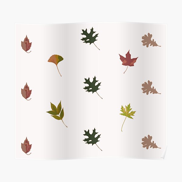 "TYPES OF LEAVES" Poster by jpbacalla Redbubble