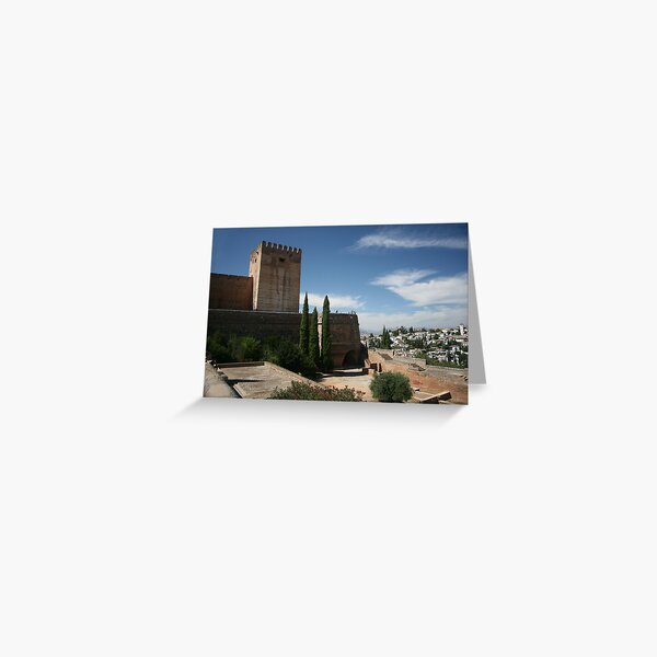 Alcazaba, Alhambra, Spain Greeting Card