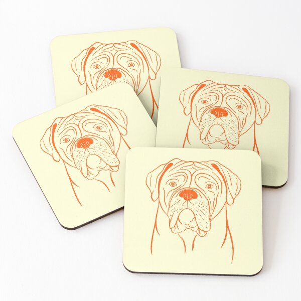 Item preview, Dogue de Bordeaux (Beige and Orange) designed and sold by illucalliart.