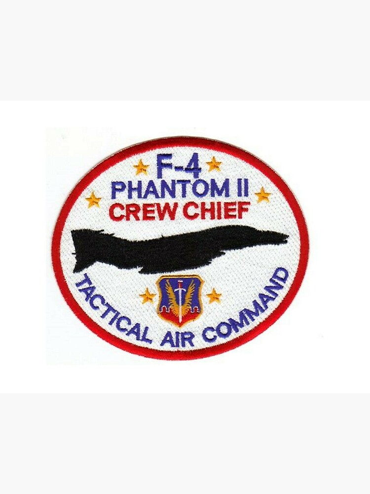 USAF F-4 PHANTOM II CREW CHIEF TACTICAL AIR COMMAND PATCH Art Board Print  for Sale by MilitaryPlus