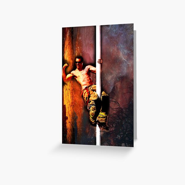 FIREFIGHTER/PARAMEDIC RYAN MALICKI Greeting Card