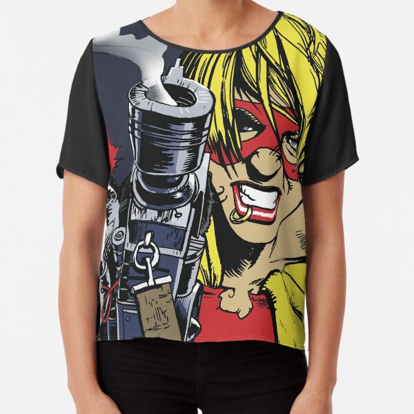 Angry girl Chiffon Top