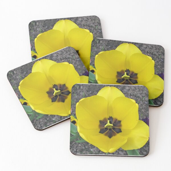 Item preview, Yellow Tulip and Pansy designed and sold by BlueMoonRose.