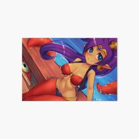Shantae voyage Art Board Print