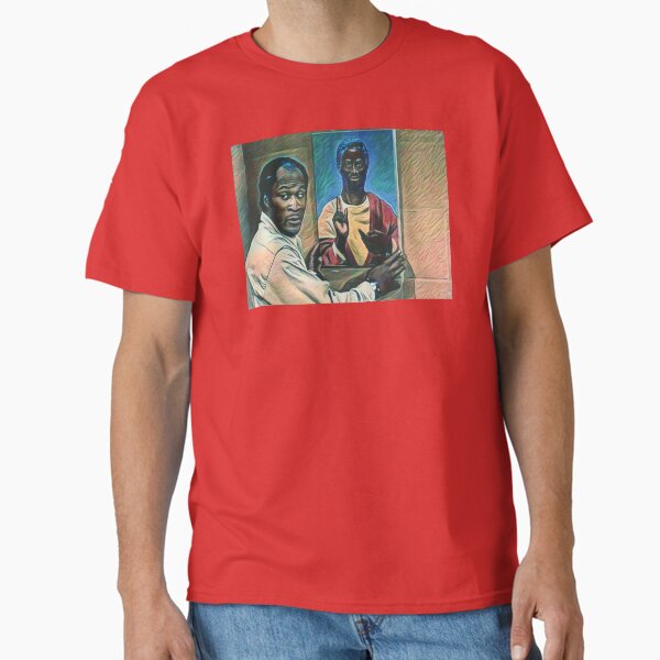 Vista previa del artículo con la obra «Jesús negro», diseñado y vendido por Wakentake.
