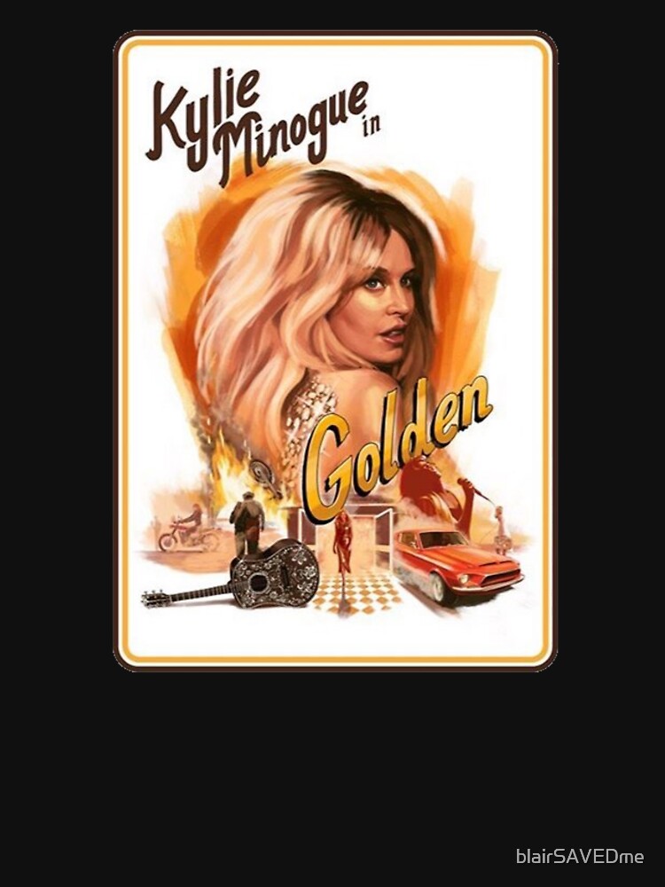 Kylie Minogue In Golden T Shirt By Blairsavedme Redbubble Kylie T Shirts Minogue T 9220