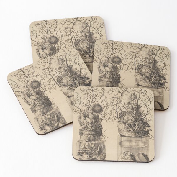 Item preview, Cabinet Of Curiosity Corals designed and sold by BlueSpecsStudio.