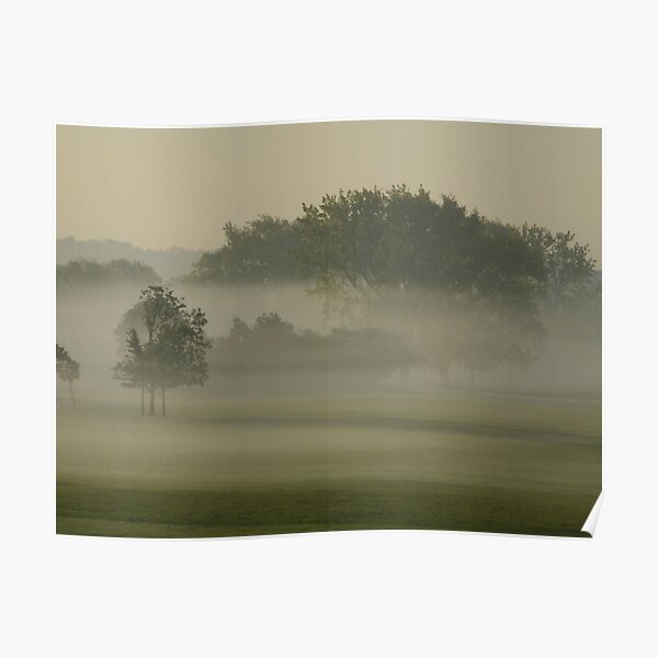 Autumn morning Poster