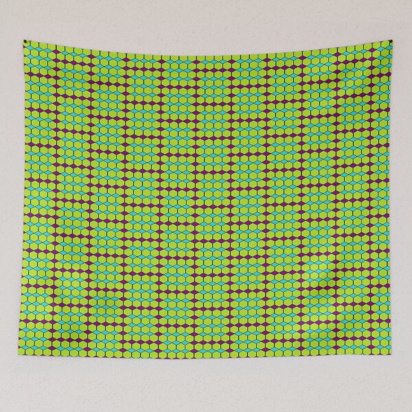 Item preview, Geometric pattern with lime green, turquoise, and purple designed and sold by JRHarshman.