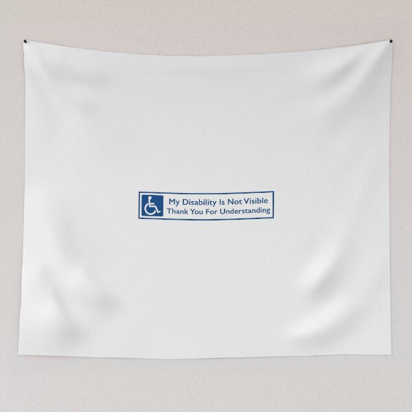 Item preview, My Disability Is Not Visible Thank You For Understanding Disabilities Alert Awareness designed and sold by Frugal-Fox.