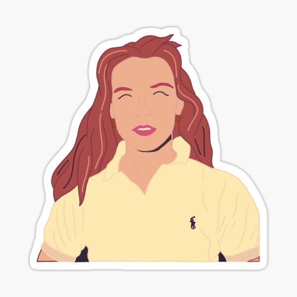 Contra Line Drawing Sticker