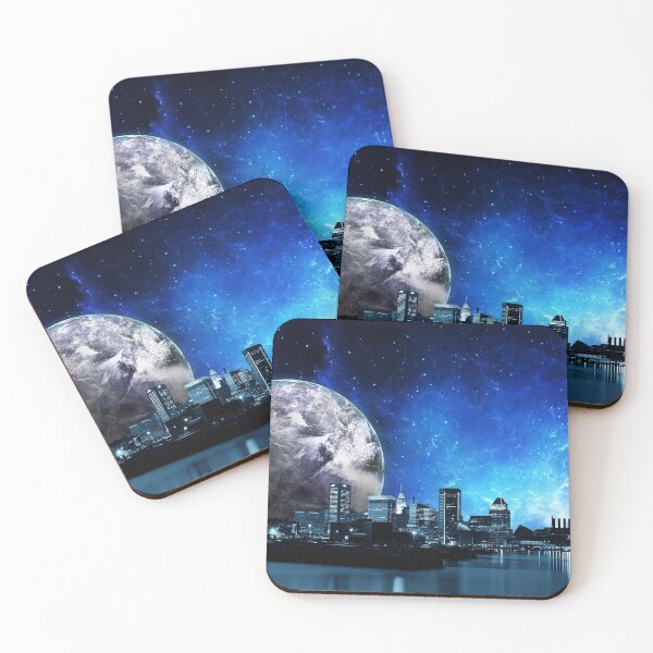 Item preview, City Skyline at Night designed and sold by Aria Winchester Designs.