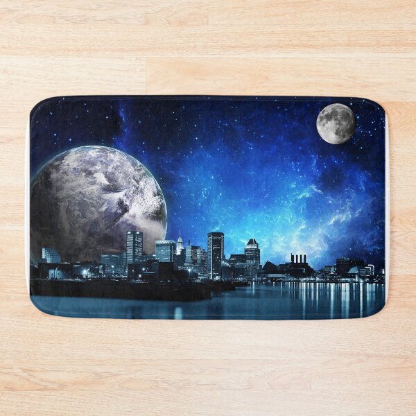 Item preview, City Skyline at Night designed and sold by Aria Winchester Designs.