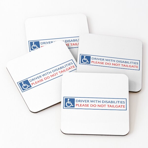 Item preview, Driver With Disabilities Please Do Not Tailgate Disability Alert designed and sold by Frugal-Fox.