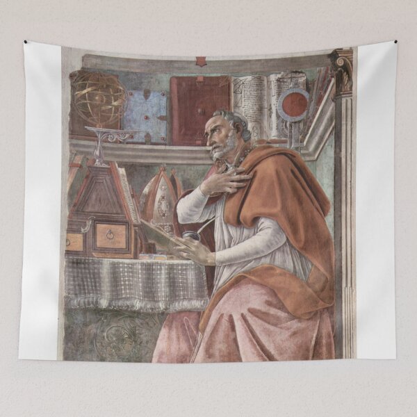 Item preview, Saint Augustine in His Study , Botticelli designed and sold by The Great  Art.