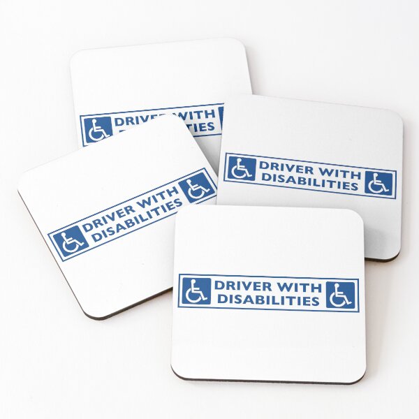 Item preview, Driver With Disabilities Disability Alert Awareness designed and sold by Frugal-Fox.
