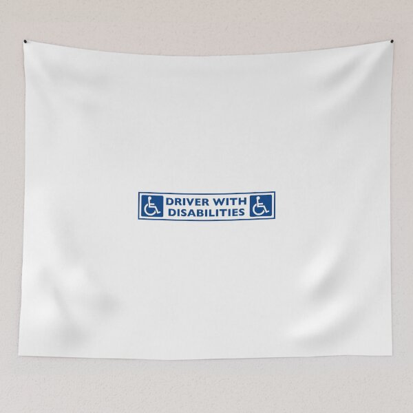 Item preview, Driver With Disabilities Disability Alert Awareness designed and sold by Frugal-Fox.