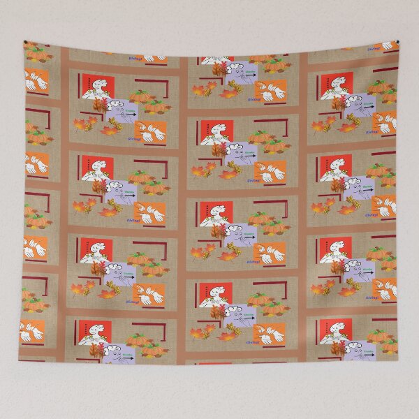 Item preview, American Sign Language ASL Happy Thanksgiving designed and sold by EloiseArt.