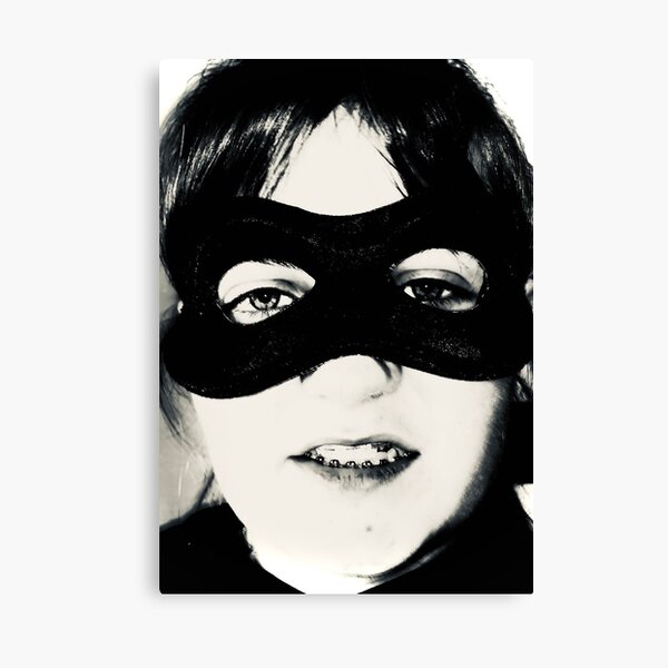 Masked Teenager Canvas Print