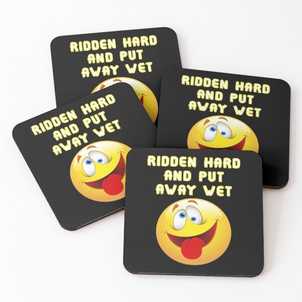 Item preview,  Goofy funny face, ridden hard and put away wet and happy! designed and sold by Pennylanemerch.