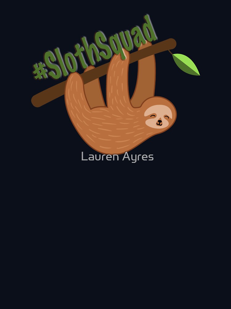 Thumbnail 5 of 5, Pullover Hoodie, Sloth Squad designed and sold by ZookprLauren.