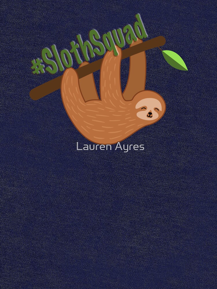 Thumbnail 7 of 7, Tri-blend T-Shirt, Sloth Squad designed and sold by ZookprLauren.