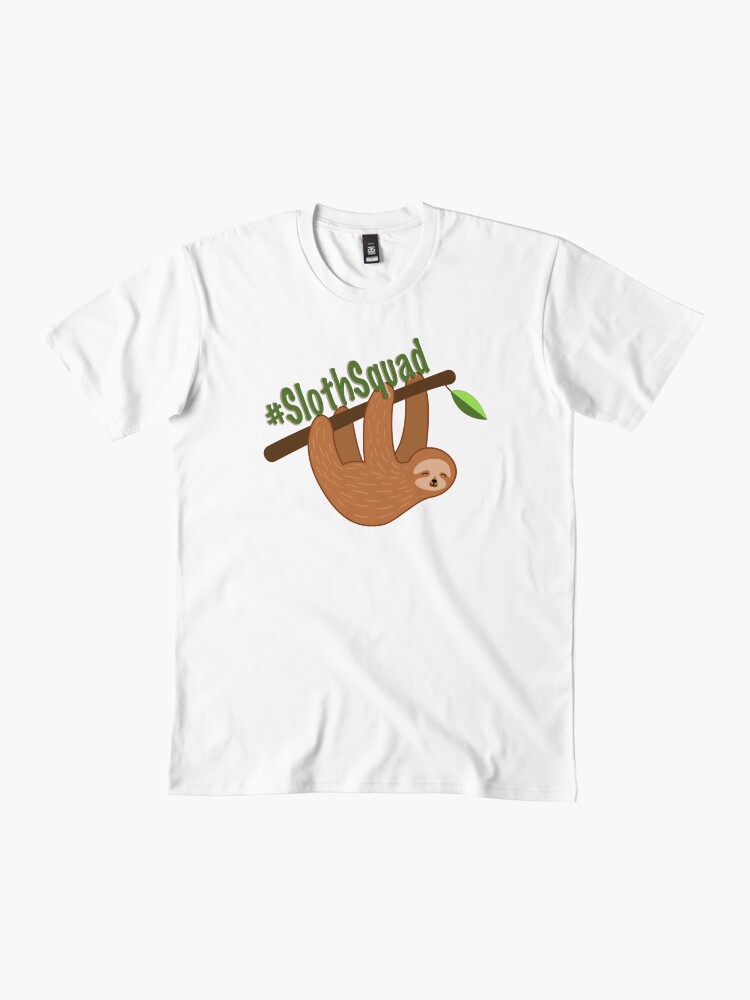 Thumbnail 2 of 4, Premium T-Shirt, Sloth Squad designed and sold by ZookprLauren.