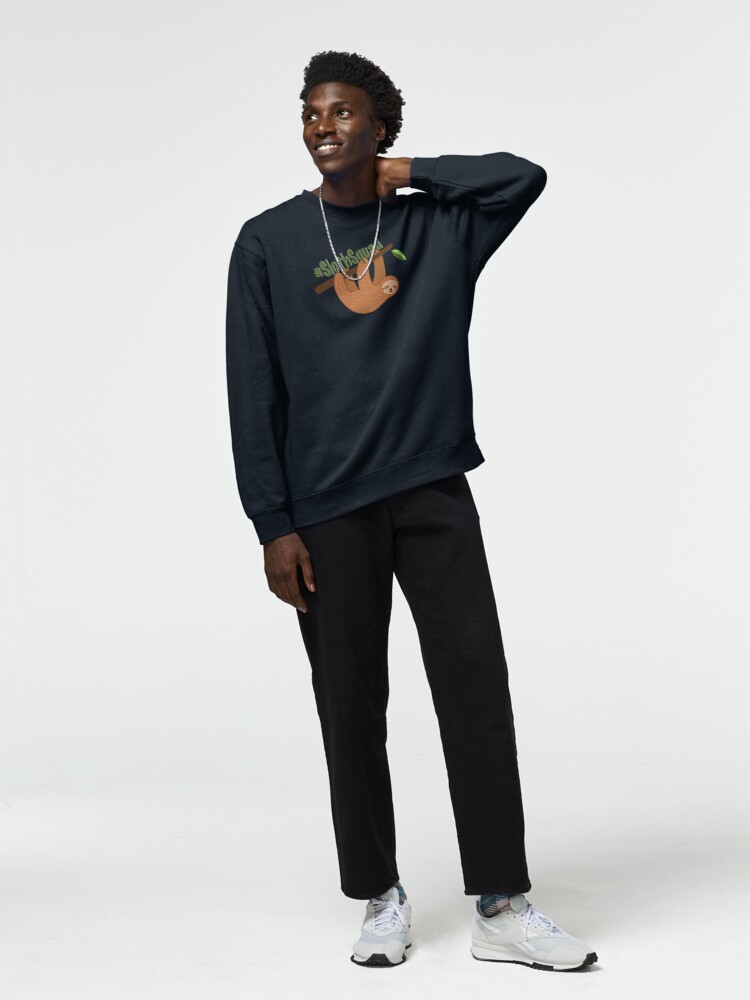 Thumbnail 3 of 7, Pullover Sweatshirt, Sloth Squad designed and sold by ZookprLauren.
