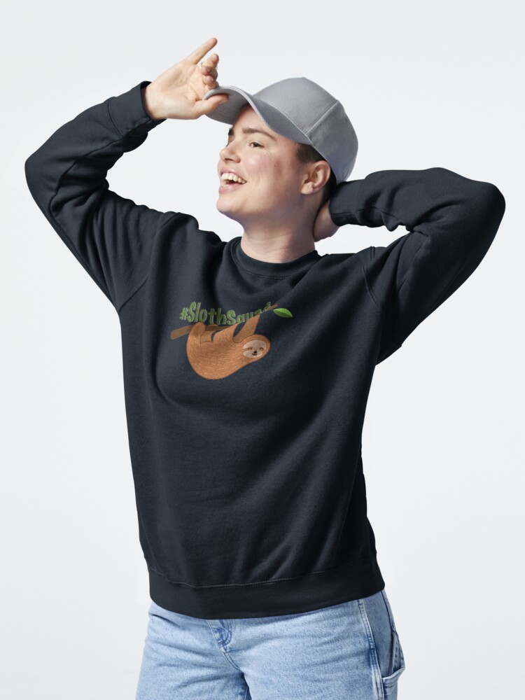 Thumbnail 5 of 7, Pullover Sweatshirt, Sloth Squad designed and sold by ZookprLauren.