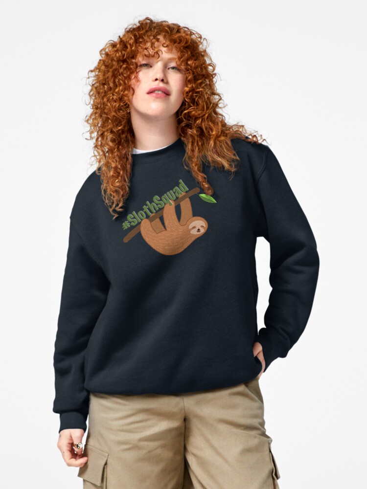 Thumbnail 4 of 7, Pullover Sweatshirt, Sloth Squad designed and sold by ZookprLauren.
