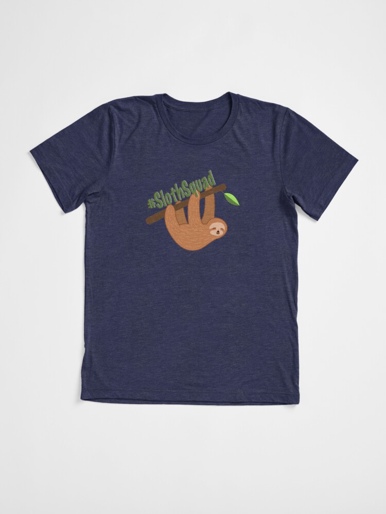 Thumbnail 3 of 7, Tri-blend T-Shirt, Sloth Squad designed and sold by ZookprLauren.