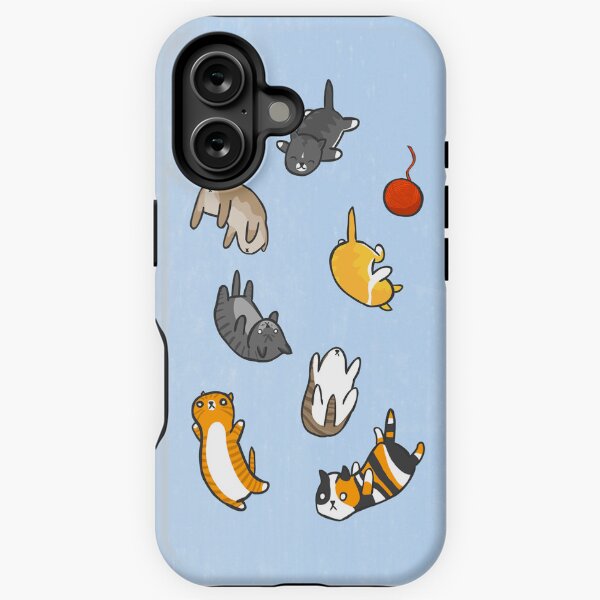 Kitten Rain iPhone Tough Case