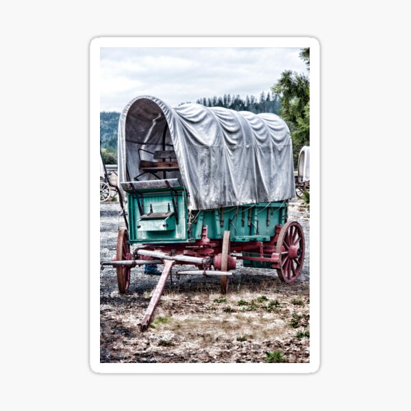 Wagon Train "The Applegate Trail" Sticker