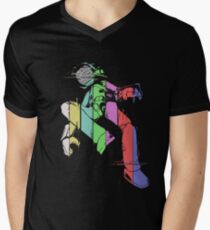 Canti - Glitch Men's V-Neck T-Shirt