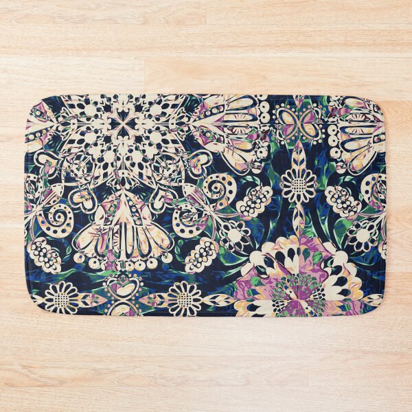 Item preview, “Winter Magic” | Floral Mandala Pattern designed and sold by LiseHoltArt.